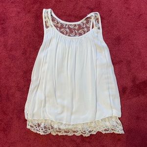 Lace tank top
